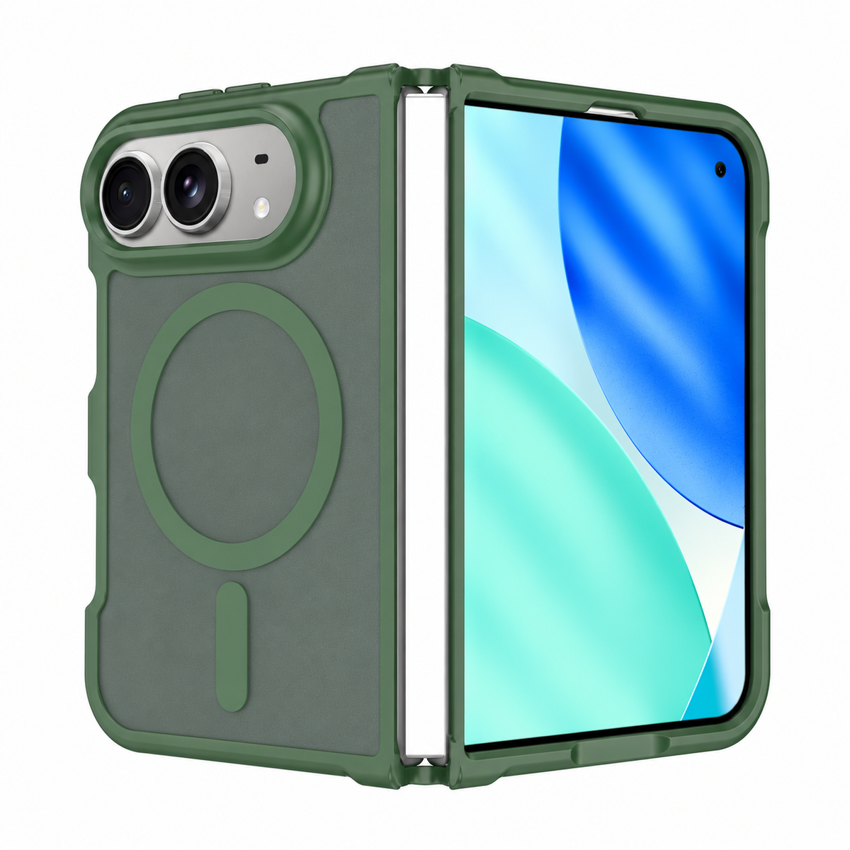 Premium iPhone Case Matte Translucent Skin Feel MagSafe Magnetic Ultra Thin Foldable Cover Wireless Charging Hard PC Slim Durable Protective Phone Cover Case