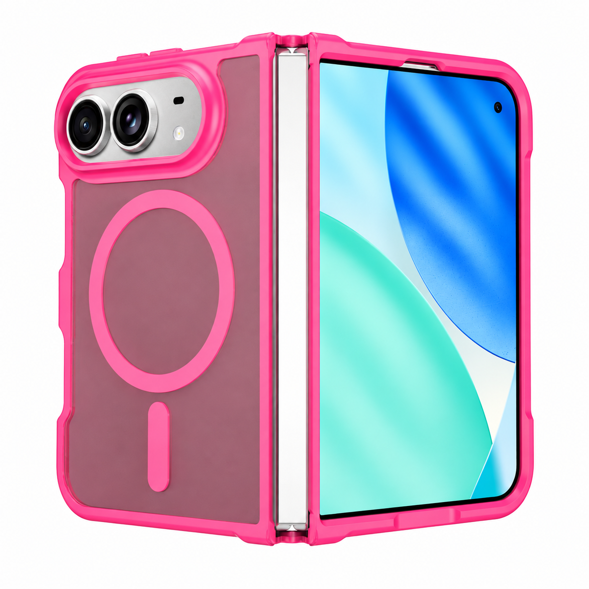 Premium iPhone Case Matte Translucent Skin Feel MagSafe Magnetic Ultra Thin Foldable Cover Wireless Charging Hard PC Slim Durable Protective Phone Cover Case