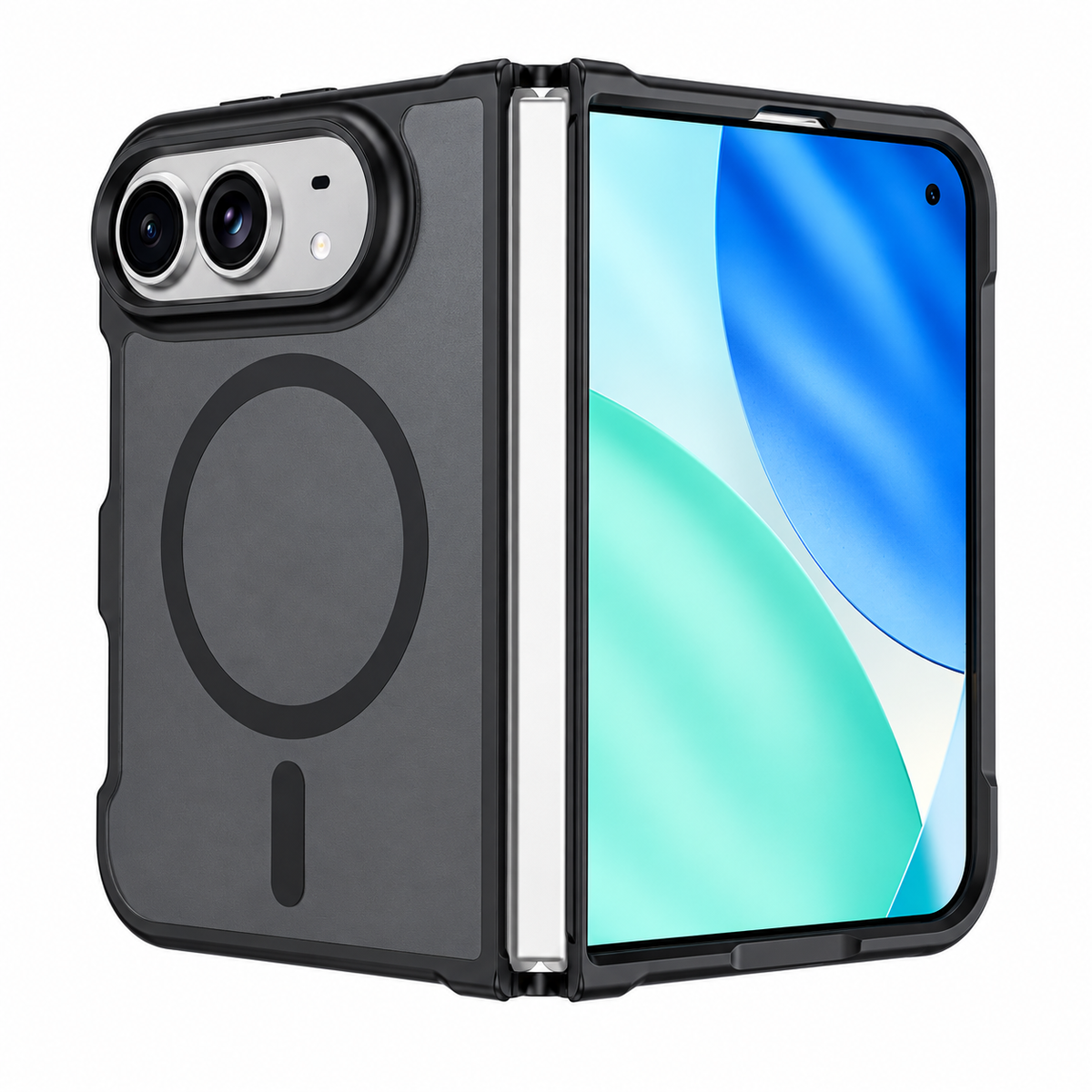 Premium iPhone Case Matte Translucent Skin Feel MagSafe Magnetic Ultra Thin Foldable Cover Wireless Charging Hard PC Slim Durable Protective Phone Cover Case