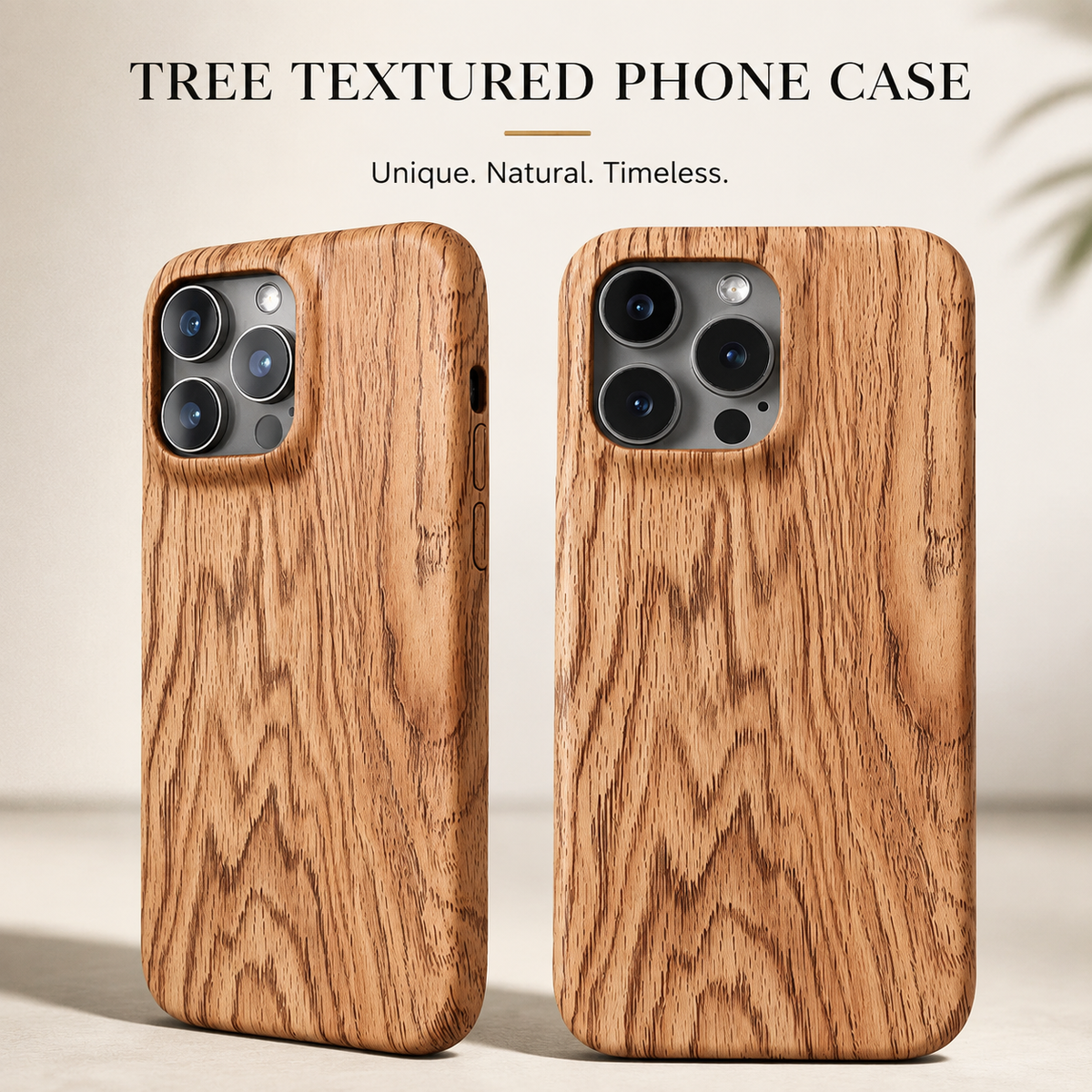 Premium iPhone Case Natural Walnut Wood Magnetic Protective Cover TPU PC Shockproof Anti Scratch Slim Full Coverage Non Slip Handmade Design