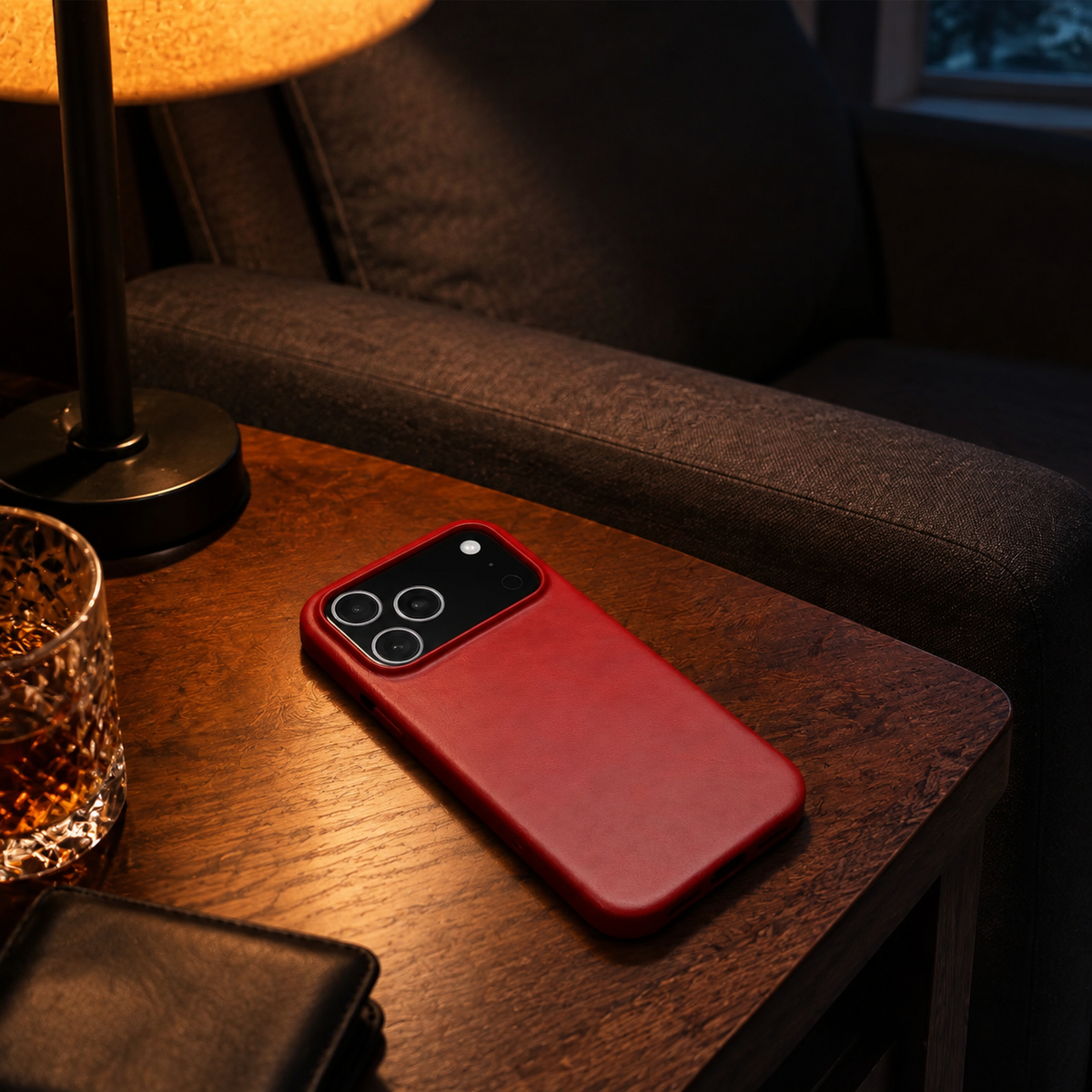 Premium iPhone Case Oil Wax Genuine Leather Luxury Vintage Slim Shockproof Anti Scratch Non Slip Durable Soft Touch Protective Hard Back Phone Cover Case