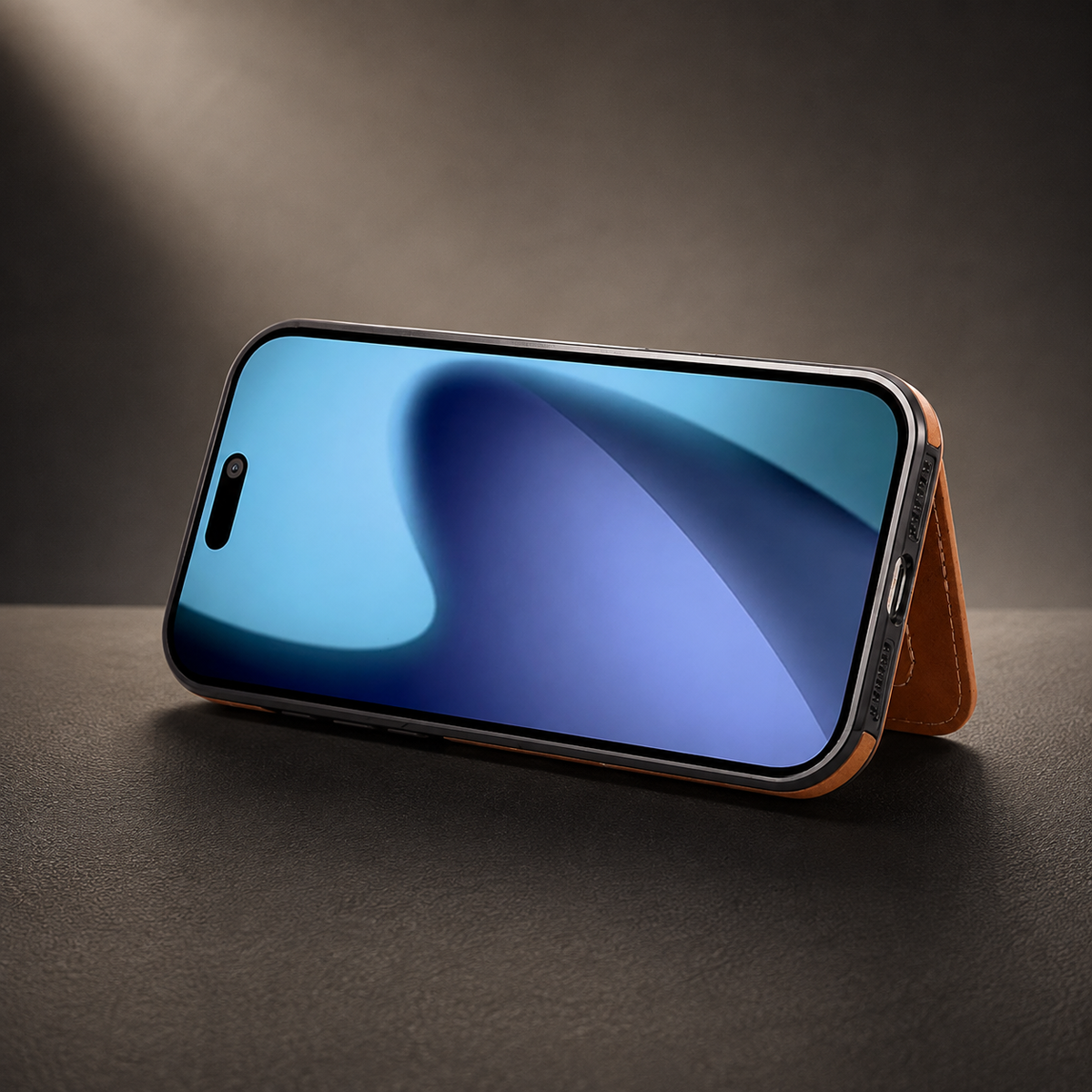 Premium iPhone Case RFID Blocking Leather Wallet Magnetic Closure Card Holder Shockproof Full Protection Anti Scratch Secure Storage Slim Cover
