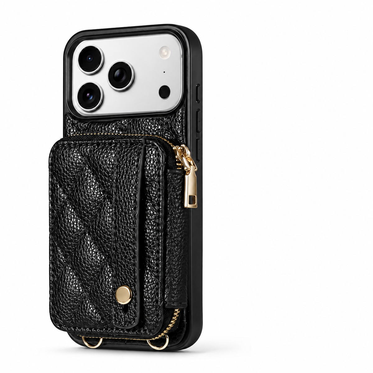 Premium iPhone Case RFID Blocking PU Leather Wallet Cover Wrist Strap Crossbody Card Holder Storage Full Protection For Travel Carry Wallet Pouch Case
