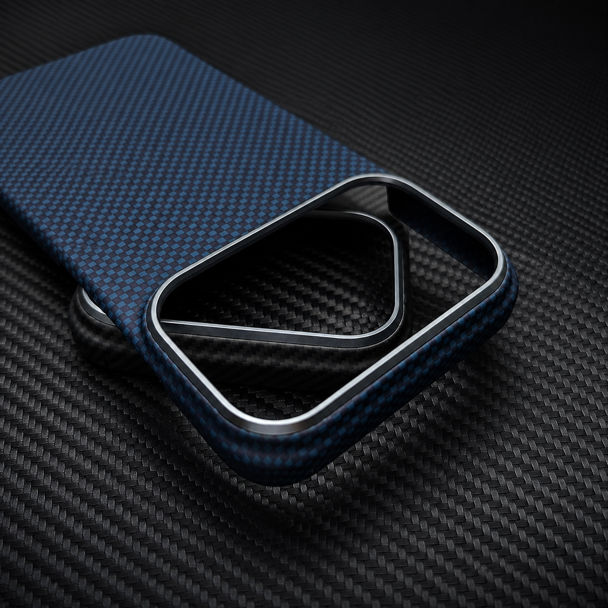 Premium iPhone Case Real 600D Carbon Fiber MagSafe Compatible Aramid Kevlar Full Coverage Waterproof Anti Scratch Matte Anti Fingerprint Slim Protective Cover