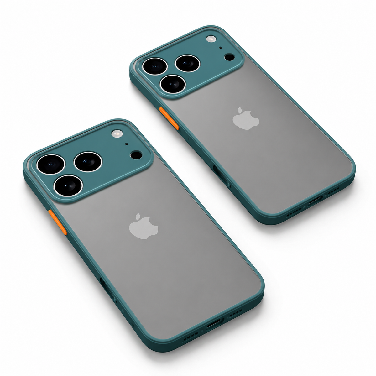 Premium iPhone Case Shockproof Translucent Armor Protective Cover Matte PC TPU Bumper Anti Fingerprint Anti Scratch Slim Lightweight Rugged Design