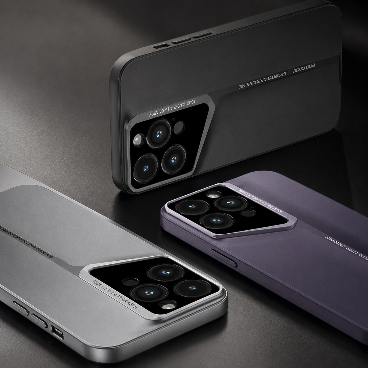 Premium iPhone Case Slim Matte Hard PC Full Coverage Camera Lens Protection Shockproof Anti Fingerprint Lightweight Scratch Resistant Wireless Charging