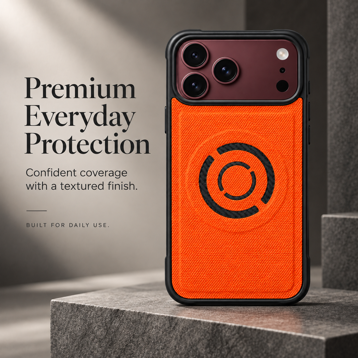 Premium iPhone Case Solid Color Hard PC Artificial Leather MagSafe Magnetic Wireless Charging Foldable Cover Shockproof Bumper Slim Durable Phone Cover Case