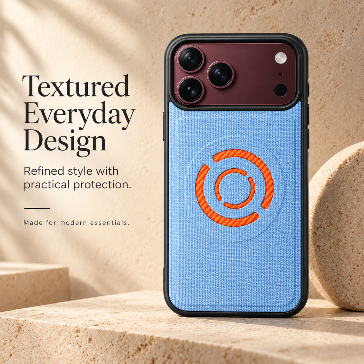 Premium iPhone Case Solid Color Hard PC Artificial Leather MagSafe Magnetic Wireless Charging Foldable Cover Shockproof Bumper Slim Durable Phone Cover Case