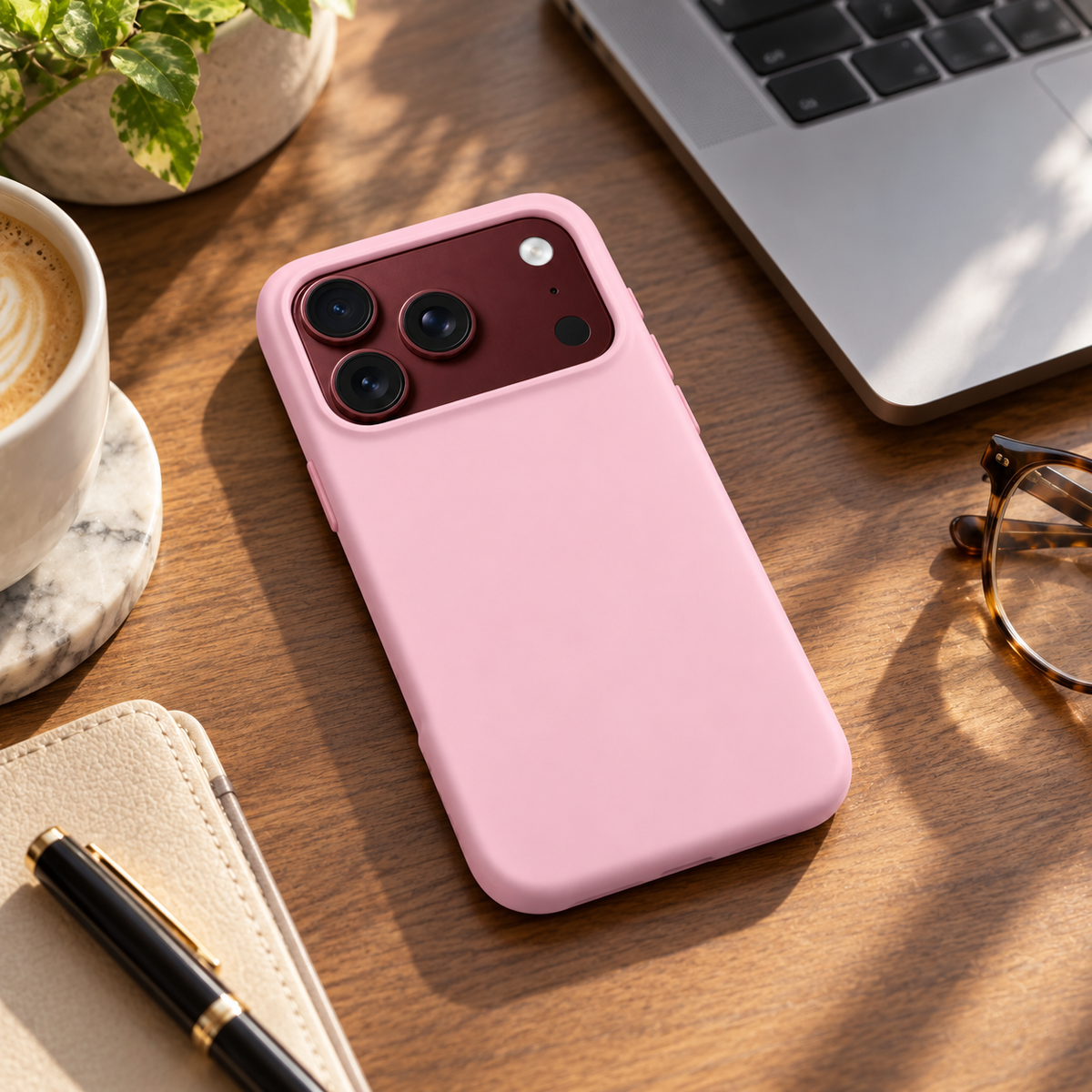 Premium iPhone Case Solid Color Skin Feel Shockproof Foldable Cover Wear Resistant Comfortable Grip Slim Non Slip Durable Practical Protective Phone Cover Case