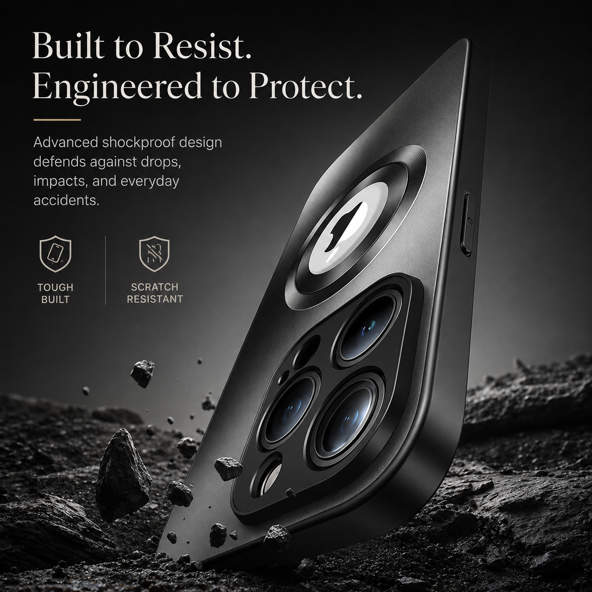 Premium iPhone Case Tempered Glass Matte Magnetic MagSafe Wireless Charging Half Wrapped Shockproof Bumper Anti Fingerprint Luminous Protective Design