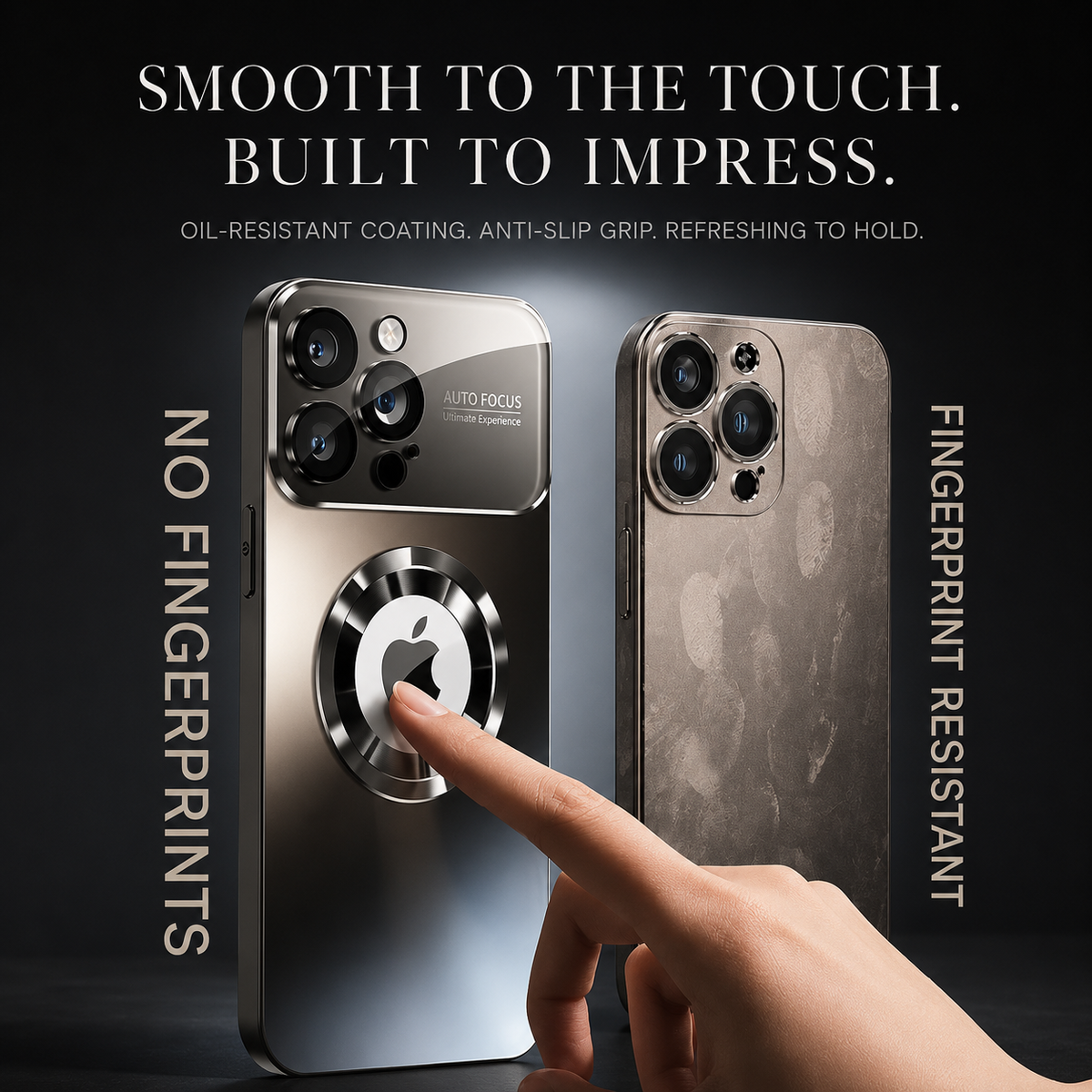 Premium iPhone Case Tempered Glass Matte Magnetic MagSafe Wireless Charging Half Wrapped Shockproof Bumper Anti Fingerprint Luminous Protective Design