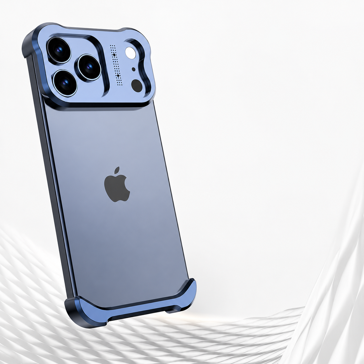 Premium iPhone Case Titanium Alloy Bumper Magnetic Shockproof Lens Protector Matte Anti Slip Lightweight Metal Frame Slim Protective Cover Secure Grip