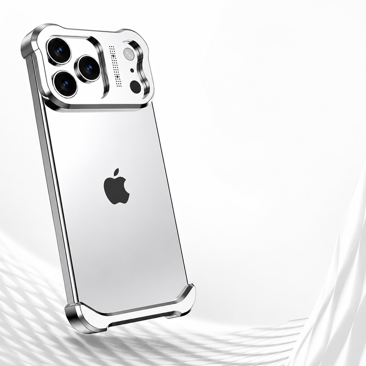 Premium iPhone Case Titanium Alloy Bumper Magnetic Shockproof Lens Protector Matte Anti Slip Lightweight Metal Frame Slim Protective Cover Secure Grip