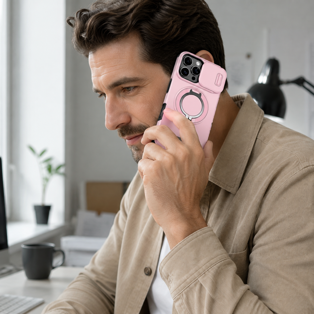 Premium iPhone Case Tough Rugged Armor Stand Holder Magnetic Car Mount Shockproof Anti Drop Heavy Duty Non Slip Durable Full Protective Phone Cover Shell Case