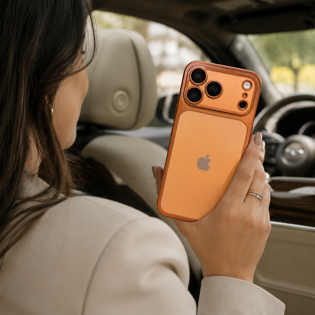 Premium iPhone Case Translucent Matte TPU Shockproof Soft Protective Cover Camera Lens Protection Anti Scratch Non Slip Lightweight Plating Slim Case