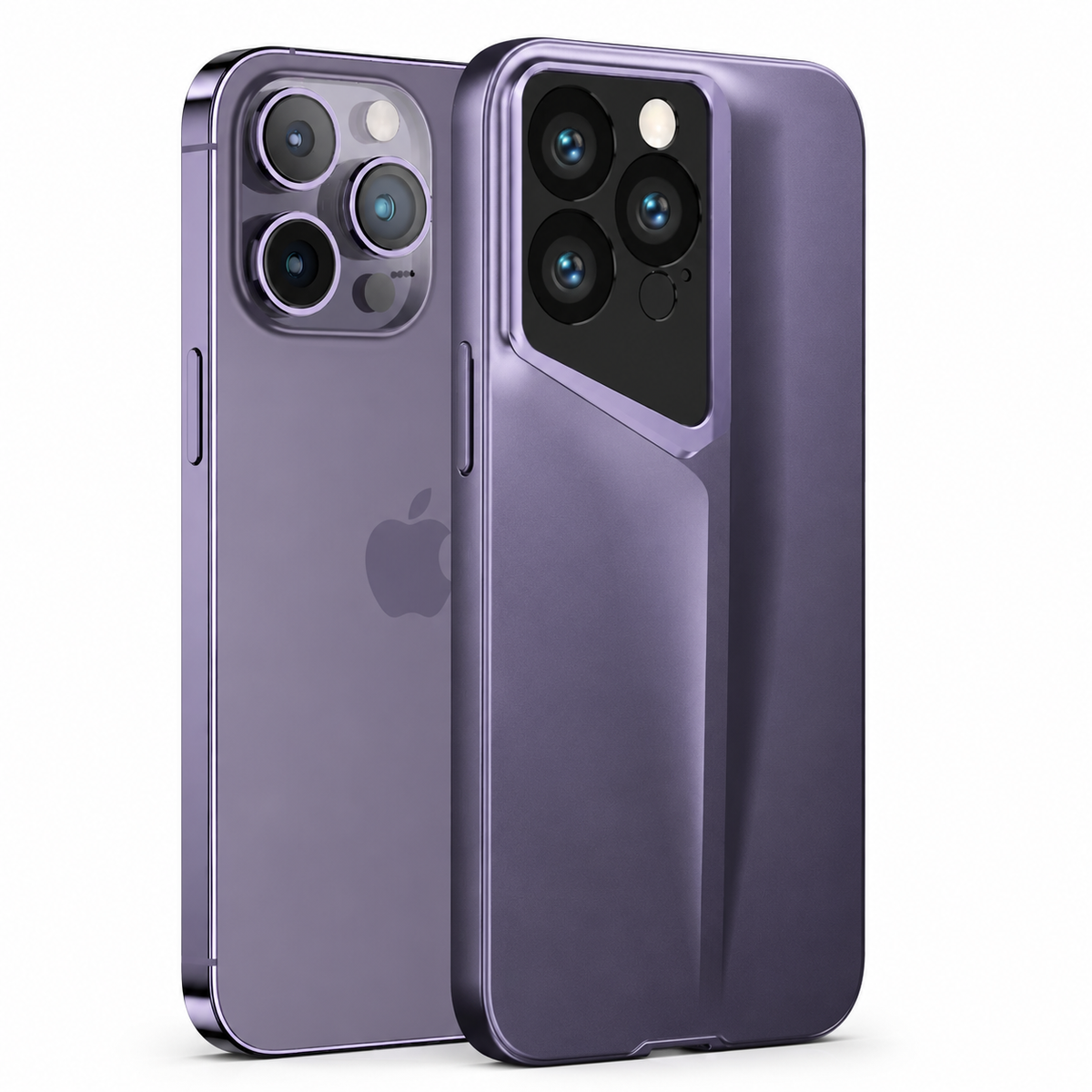 Premium iPhone Case Ultra Slim Matte PC Shockproof Frosted Camera Lens Protection Anti Scratch Anti Fingerprint Non Slip Protective Cover Style Finish