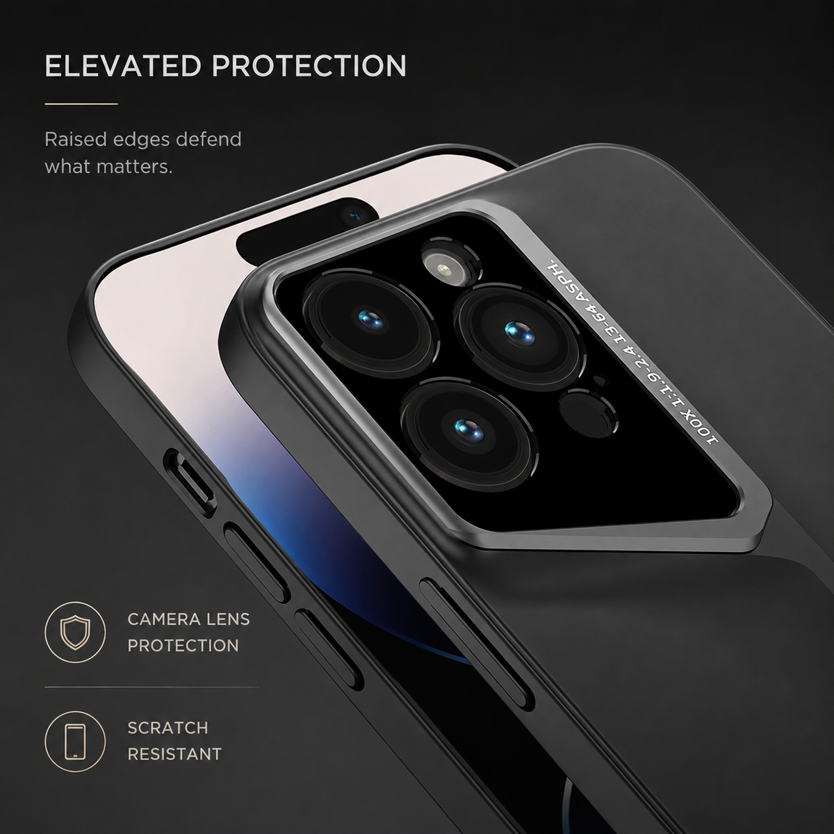 Premium iPhone Case Ultra Slim Matte PC Shockproof Frosted Camera Lens Protection Anti Scratch Anti Fingerprint Non Slip Protective Cover Style Finish