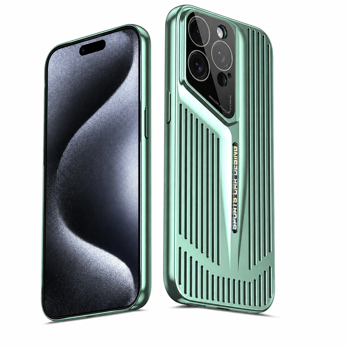 Premium iPhone Case Ultra Thin Heat Dissipation Shockproof Protective Cover Camera Lens Protection Lightweight Non Slip Slim PC Blade Cooling Case