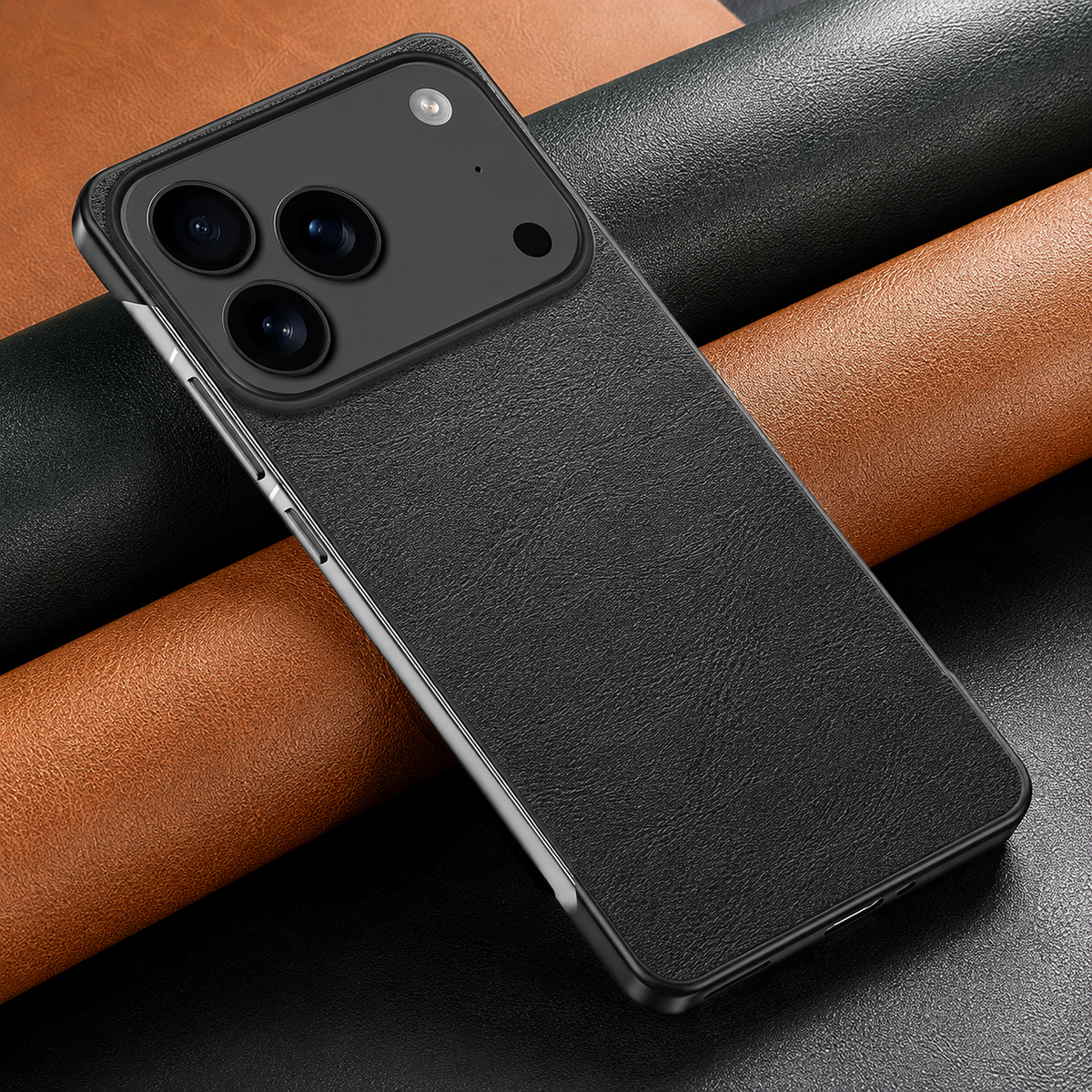 Premium iPhone Case Ultra Thin Leather PC Cover MagSafe Compatible Shockproof Anti Scratch Anti Fingerprint Matte Non Slip Borderless Slim Protective Design