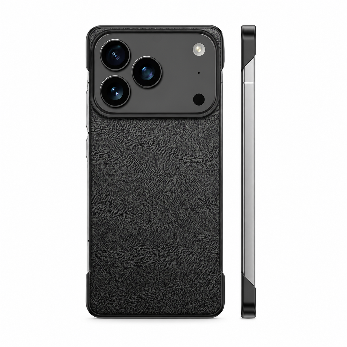 Premium iPhone Case Ultra Thin Leather PC Cover MagSafe Compatible Shockproof Anti Scratch Anti Fingerprint Matte Non Slip Borderless Slim Protective Design