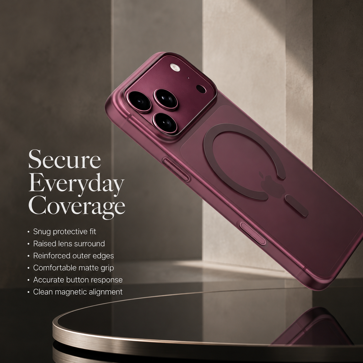 Premium iPhone Case Ultra Thin Matte Translucent Clear MagSafe Magnetic Hard PC Shockproof Anti Fingerprint Slim Lightweight Durable Protective Phone Cover Case