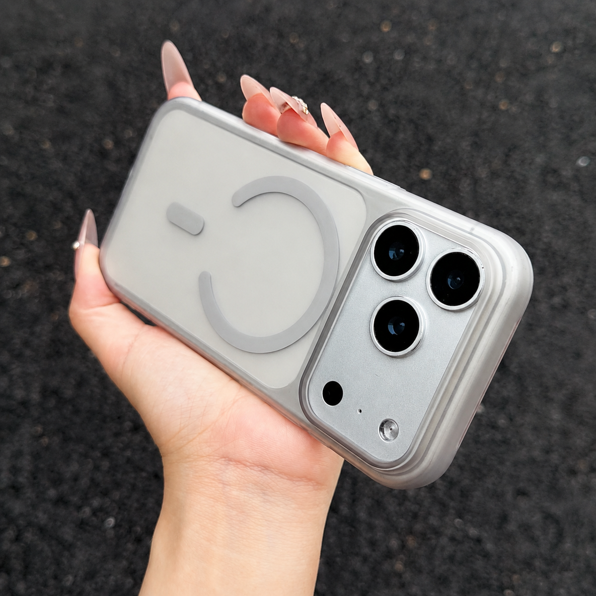 Premium iPhone Case Ultra Thin Matte Translucent Clear MagSafe Magnetic Hard PC Shockproof Anti Fingerprint Slim Lightweight Durable Protective Phone Cover Case