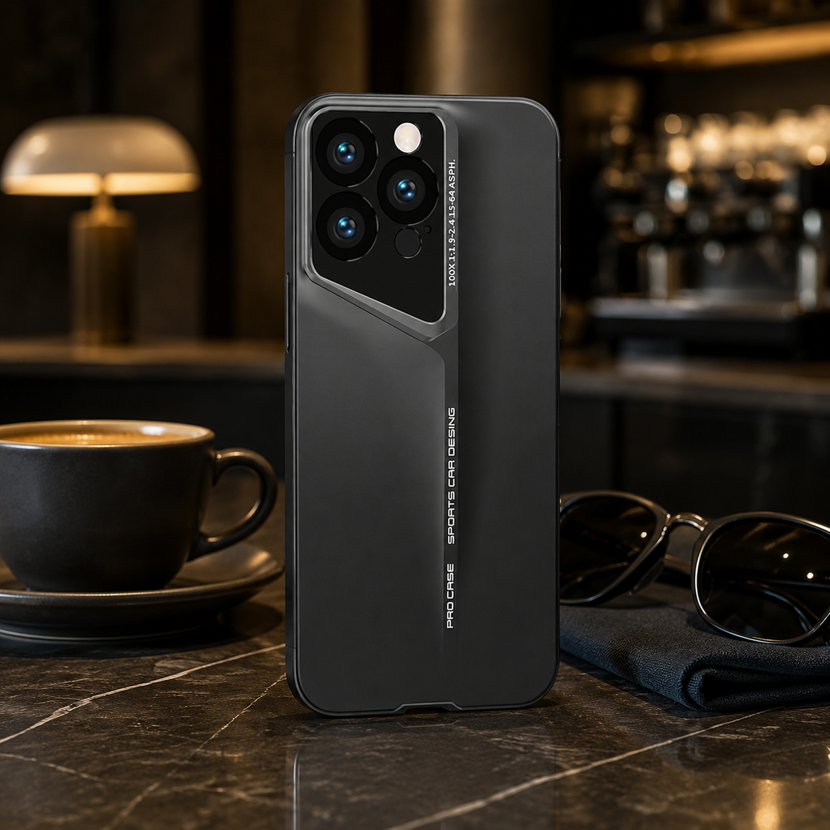 Premium iPhone Case Ultra Thin Titanium Style Camera Lens Protection Shockproof Protective Cover Lightweight Non Slip Dustproof Slim Hard Shell Case
