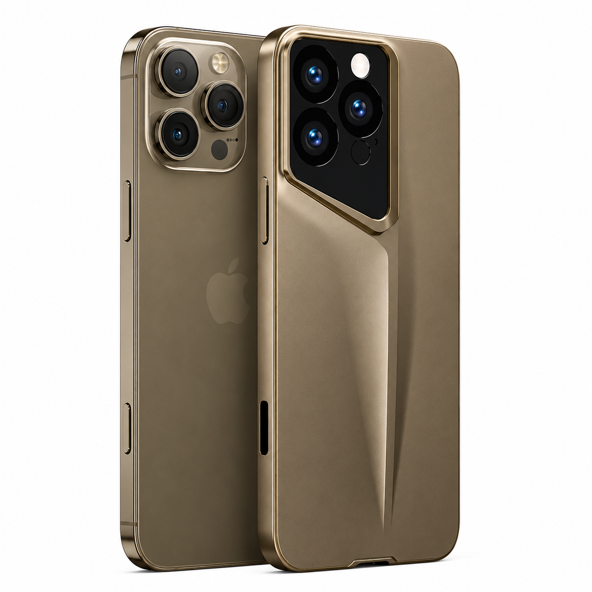 Premium iPhone Case Ultra Thin Titanium Style PC Cover Shockproof Lens Protection Anti Scratch Non Slip Matte Lightweight Wireless Charging Slim Design