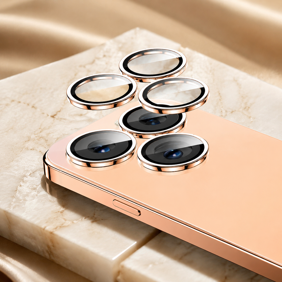 Premium iPhone Case Ultra Thin Transparent TPU Plating Full Camera Lens Protection Shockproof Anti Fingerprint Anti Scratch Non Slip Clear Cover