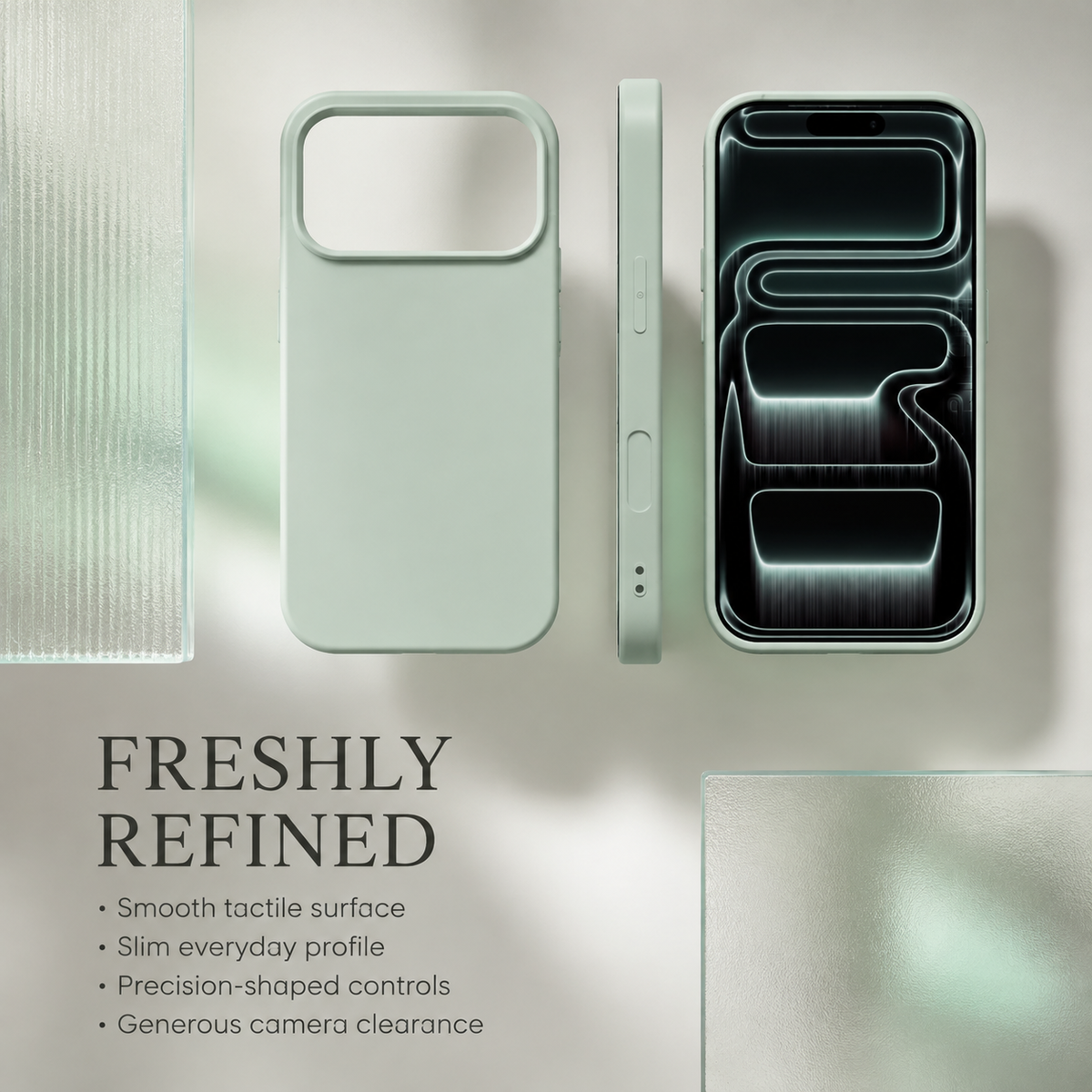 Premium iPhone Case Upgraded Shockproof Back Cover Anti Drop Slim Lightweight Scratch Resistant Non Slip Durable Full Protective Phone Cover Shell Case