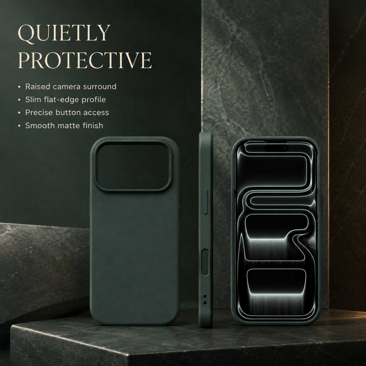 Premium iPhone Case Upgraded Shockproof Back Cover Anti Drop Slim Lightweight Scratch Resistant Non Slip Durable Full Protective Phone Cover Shell Case