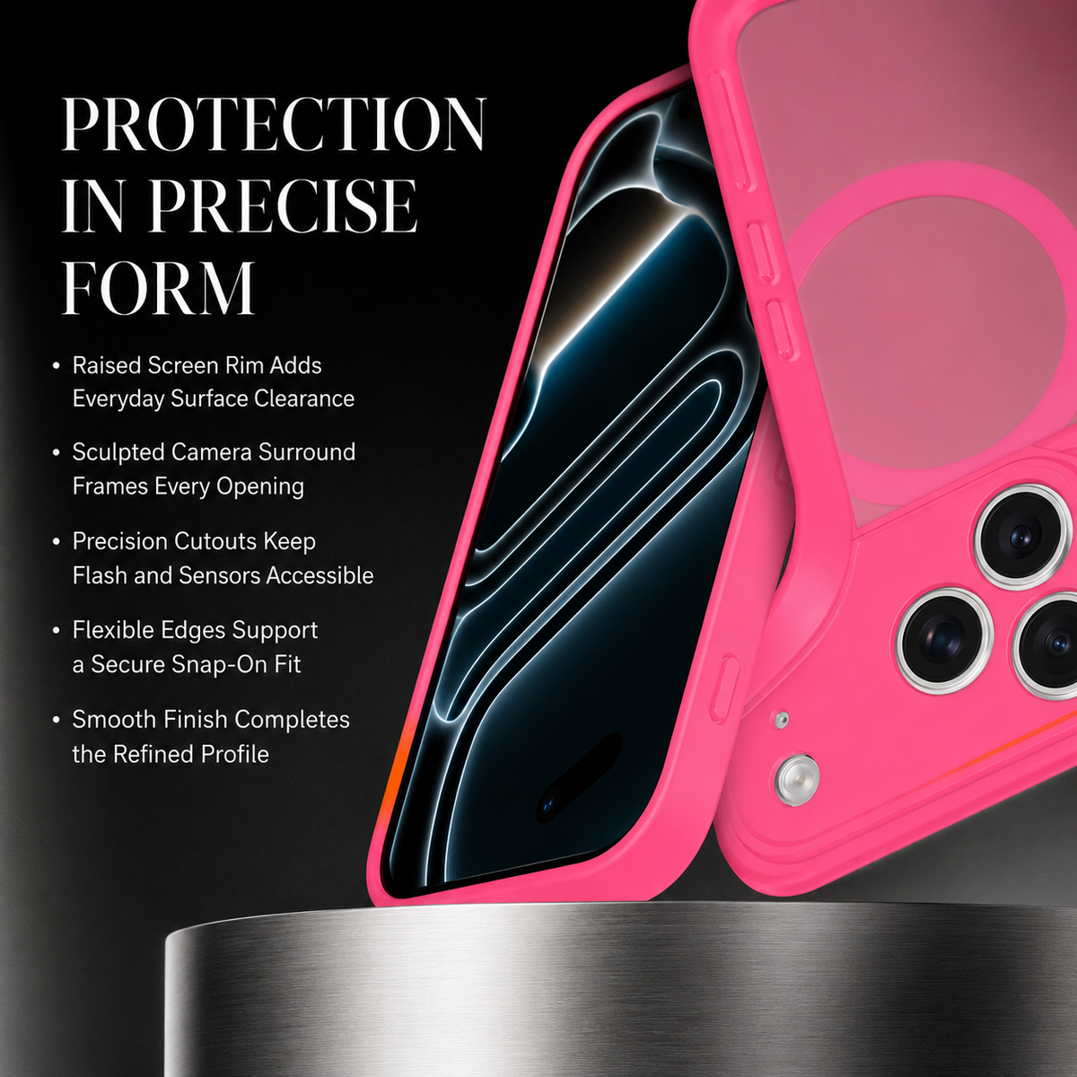 Premium iPhone Case Wireless Charging 5G Compatible Shockproof Slim Lightweight Anti Scratch Non Slip Durable Full Protective Hard Back Phone Cover Case
