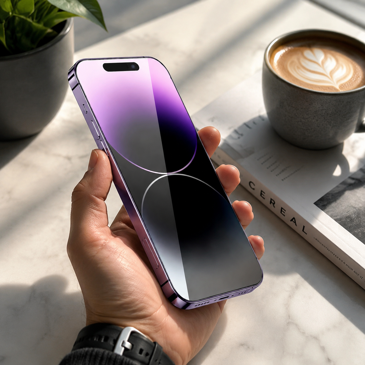 Premium iPhone Privacy Screen Protector Tempered Glass Anti Spy Blue Light Full Coverage Scratch Resistant Anti Fingerprint Ultra Thin Case Friendly