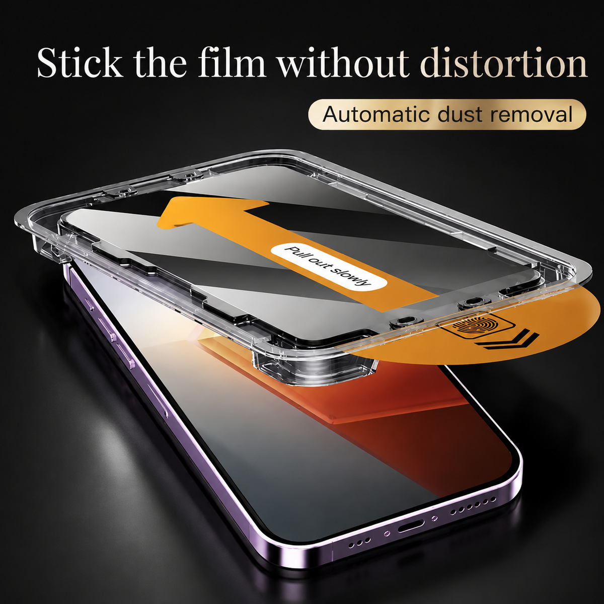 Premium iPhone Privacy Screen Protector Tempered Glass Anti Spy Full Coverage HD Clear Anti Fingerprint Scratch Resistant Ultra Thin Case Friendly