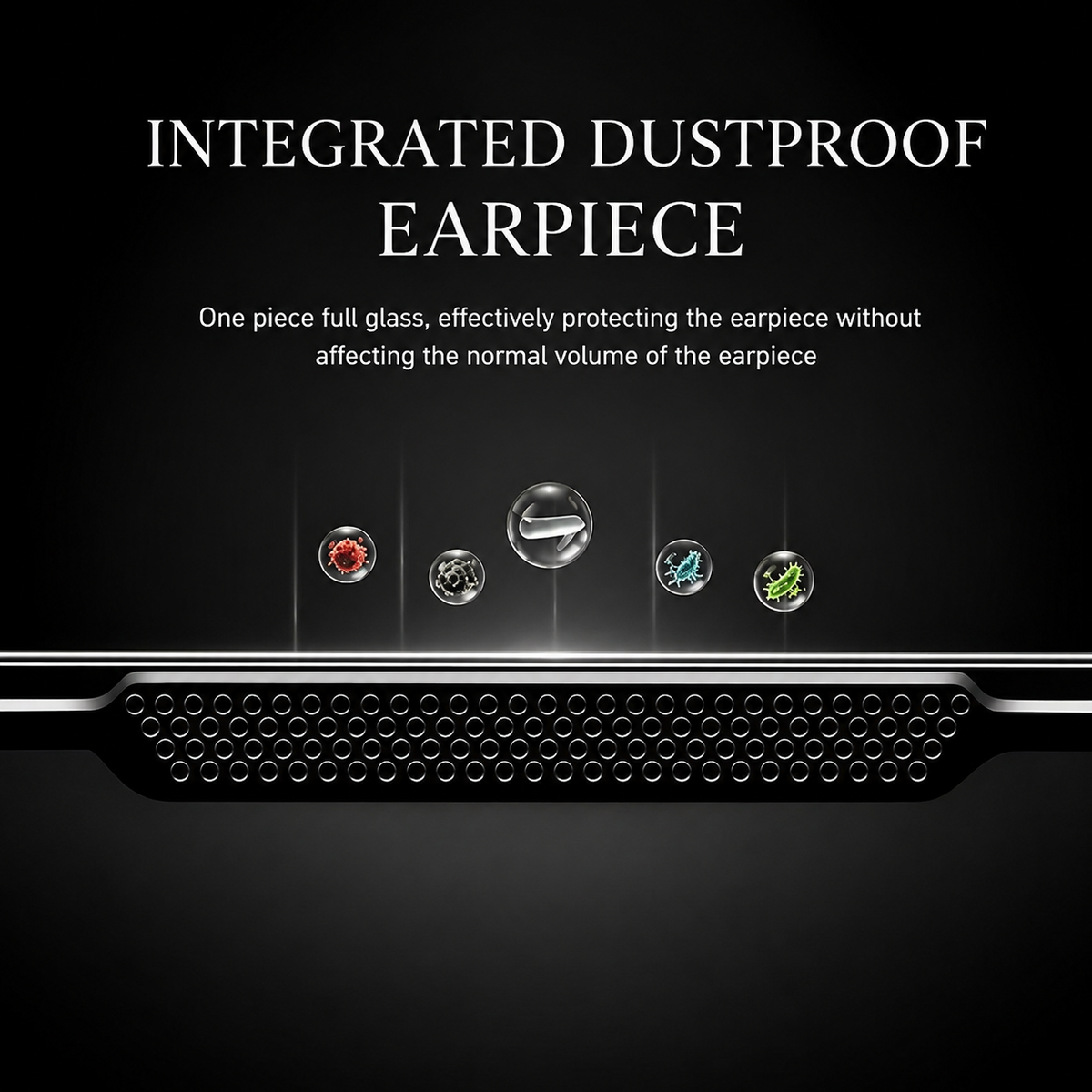 Premium iPhone Screen Protector Tempered Glass HD Clear Anti Fingerprint Scratch Resistant Bubble Free Shatterproof Ultra Thin Case Friendly Fit Clear