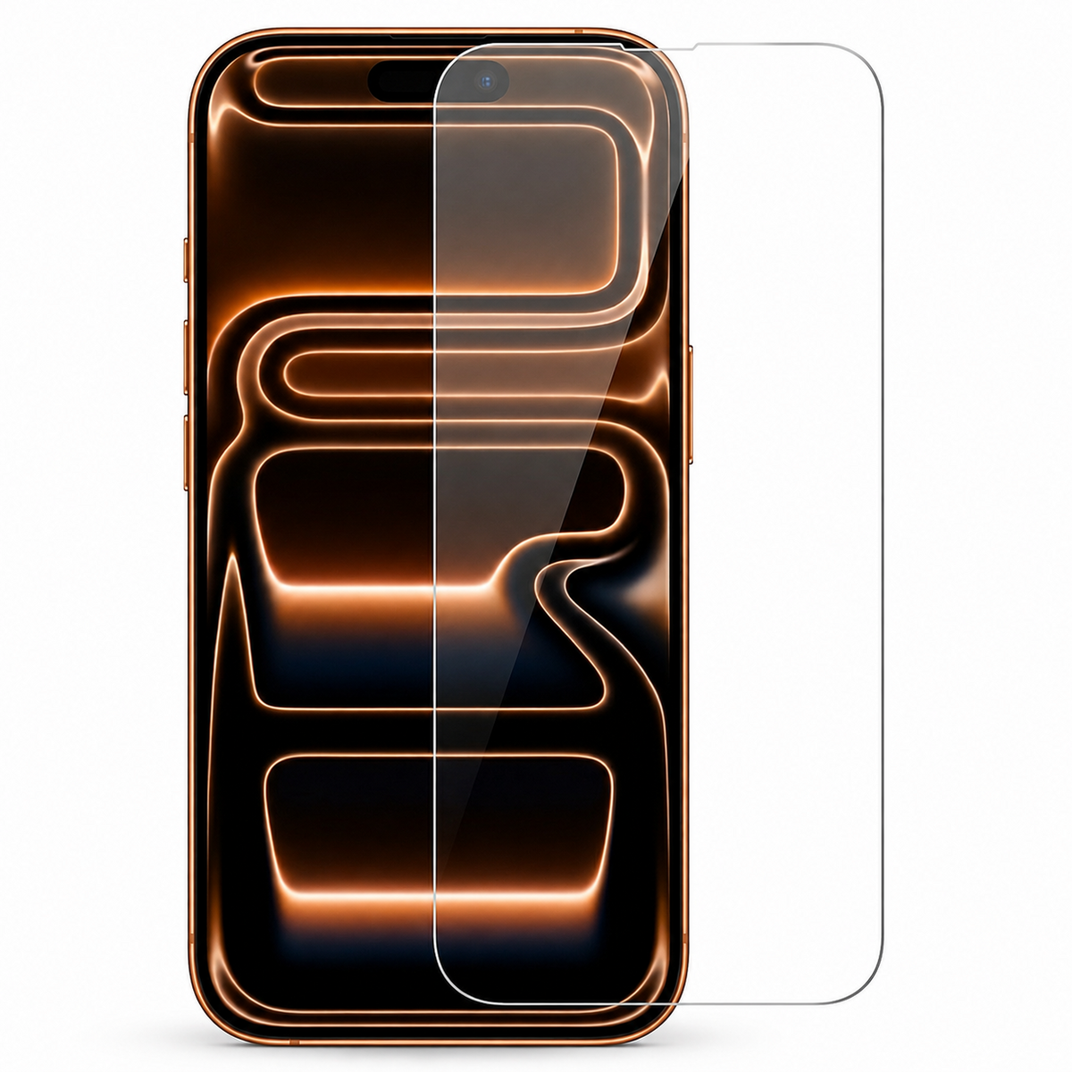 Premium iPhone Screen Protector Tempered Glass HD Clear Anti Fingerprint Scratch Resistant Bubble Free Shatterproof Ultra Thin Case Friendly Fit Clear