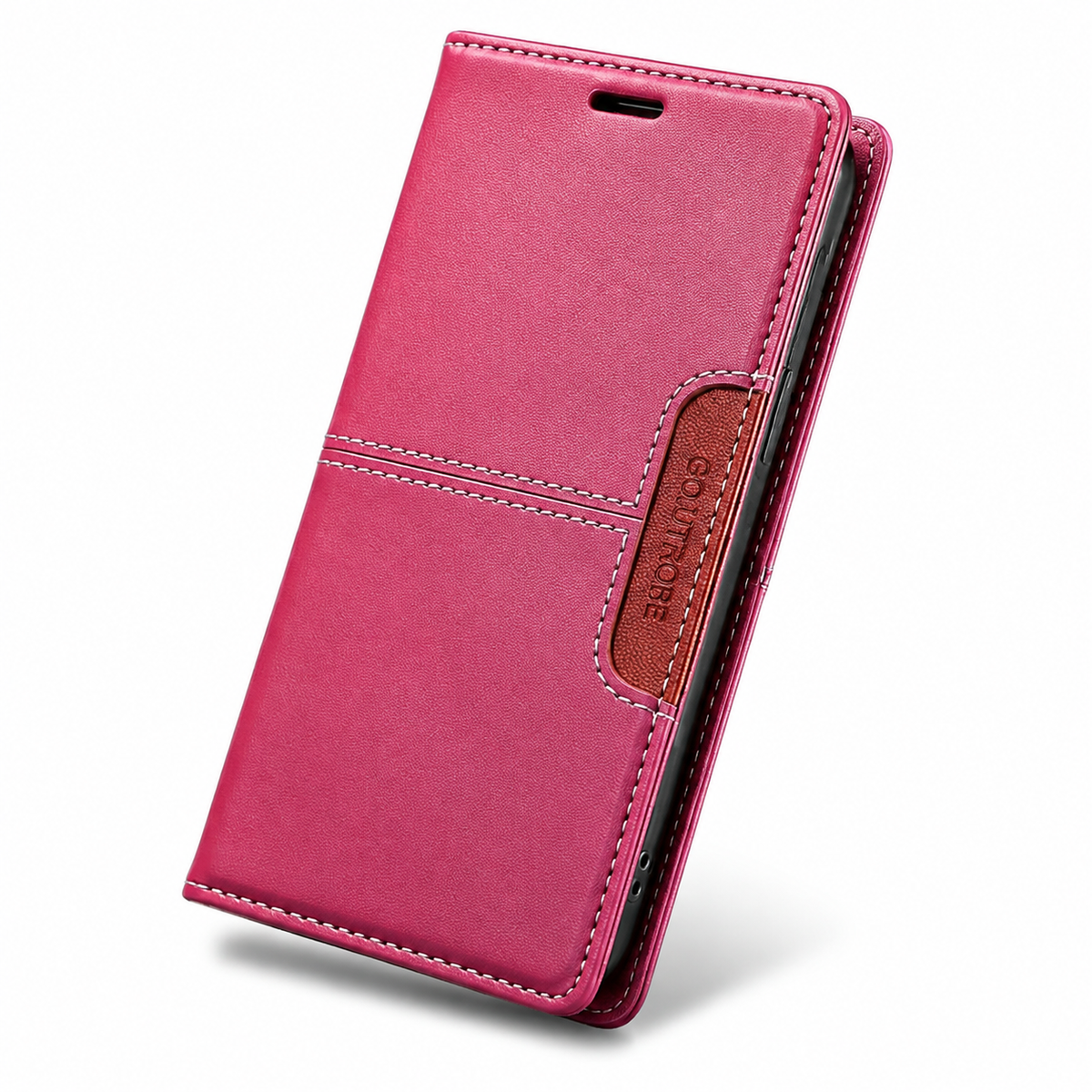 Premium iPhone Wallet Cover Leather RFID Blocking Magnetic Card Holder Shockproof Anti Scratch Anti Fingerprint Stand Full Cover Slim Protective Cover