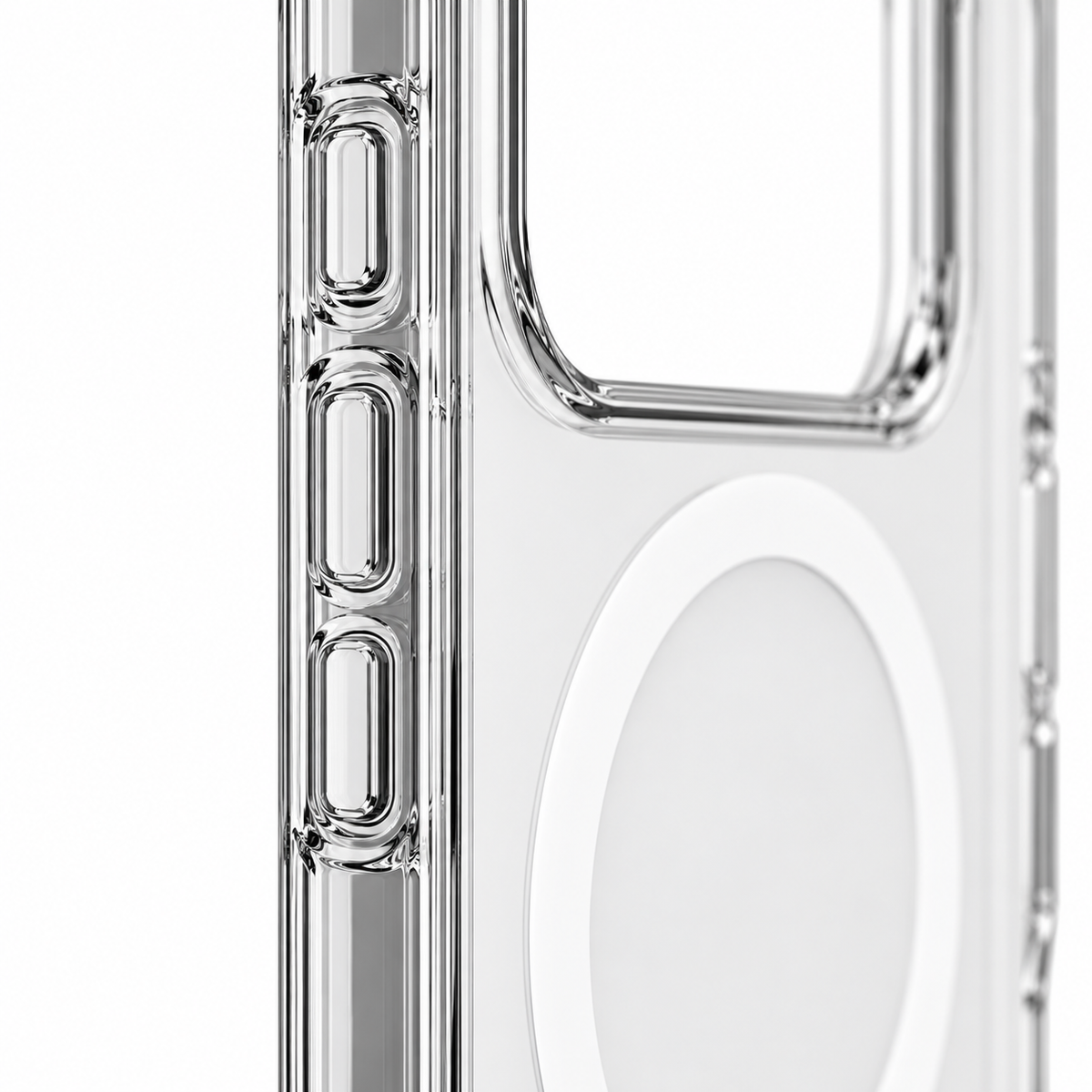 Clear Magnetic Protective Case with Reinforced Edges & Precision Fit