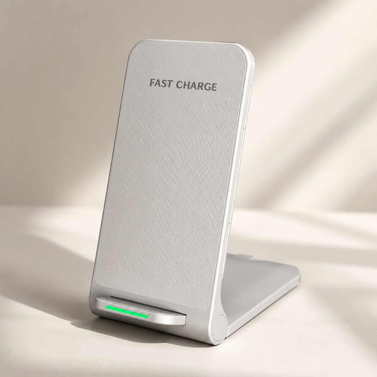 Premium 30W Wireless Charger Stand Fast Charging Foldable Phone Charging Stand USB-C Vertical Horizontal Viewing Compatible with iPhone Travel Design