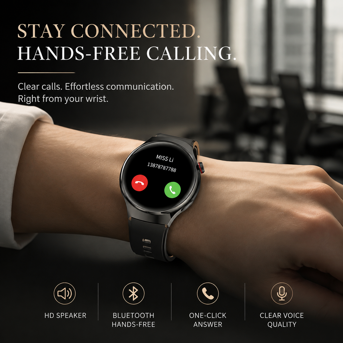 Premium AMOLED GPS Smart Watch 1.46 Inch HD Display Bluetooth Calling Fitness Tracker Heart Rate Sleep Monitor Wireless Charging NFC Sports Smartwatch iPhone
