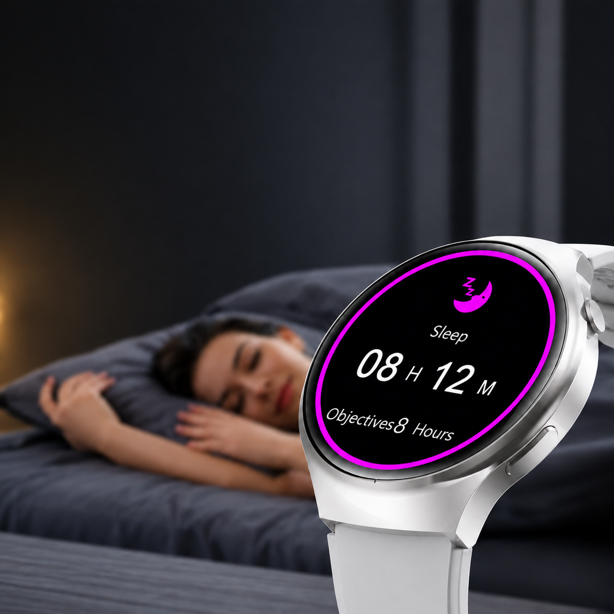 Premium AMOLED GPS Smart Watch 1.46 Inch HD Display Bluetooth Calling Fitness Tracker Heart Rate Sleep Monitor Wireless Charging NFC Sports Smartwatch iPhone