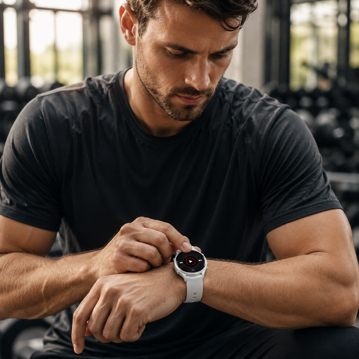 Premium AMOLED GPS Smart Watch 1.46 Inch HD Display Bluetooth Calling Fitness Tracker Heart Rate Sleep Monitor Wireless Charging NFC Sports Smartwatch iPhone