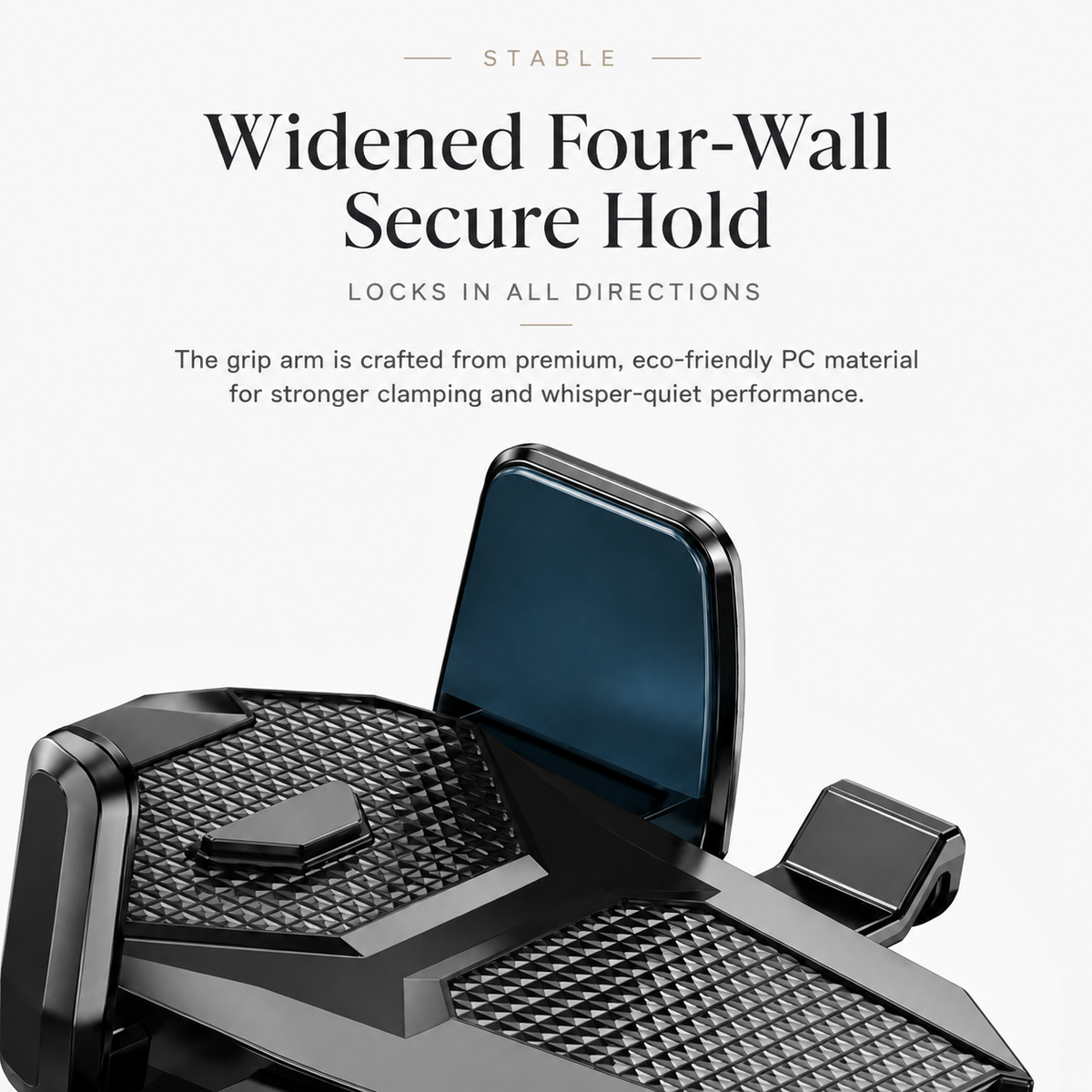 Premium Car Phone Holder Suction Cup Windshield Dashboard Phone Mount 360° Rotating Adjustable Gravity Lock Telescopic Arm Hands Free GPS Stand iPhone