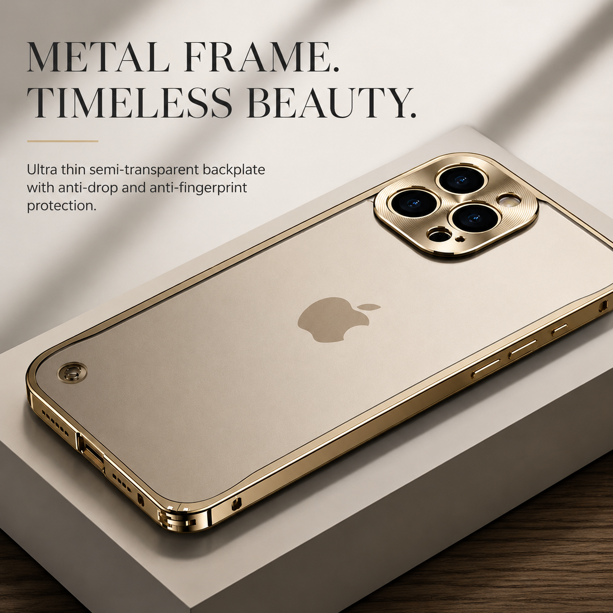 Premium Magnetic Aluminum iPhone Case MagSafe Compatible Shockproof Metal Frame 360° Camera Guard Raised Edges Wireless Charging Slim Military-Design