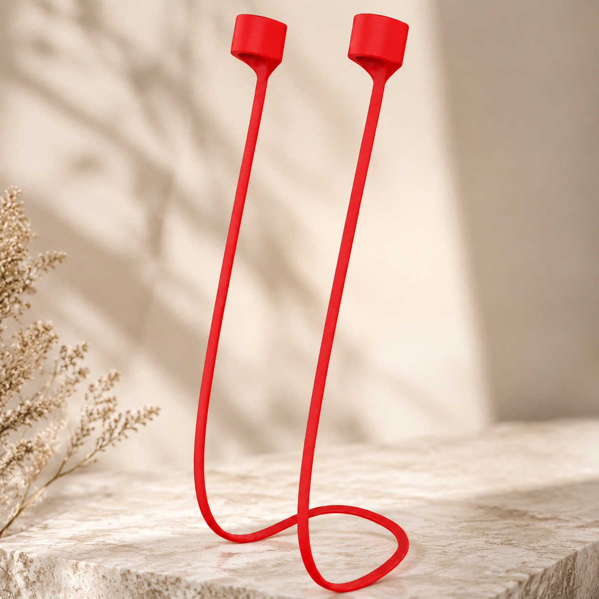 Premium Magnetic Anti-Lost AirPods Strap Silicone Neckband Wireless Earbuds Holder Secure Magnetic Lanyard Lightweight Flexible Cord