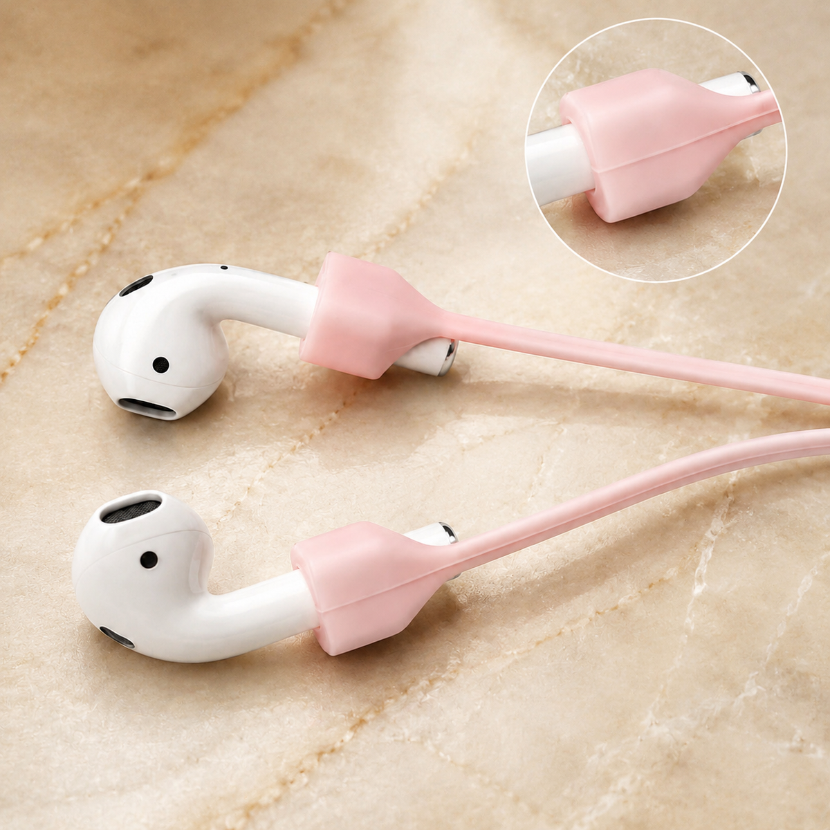 Premium Magnetic Anti-Lost AirPods Strap Silicone Neckband Wireless Earbuds Holder Secure Magnetic Lanyard Lightweight Flexible Cord