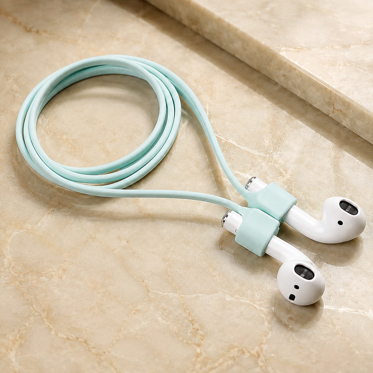 Premium Magnetic Anti-Lost AirPods Strap Silicone Neckband Wireless Earbuds Holder Secure Magnetic Lanyard Lightweight Flexible Cord