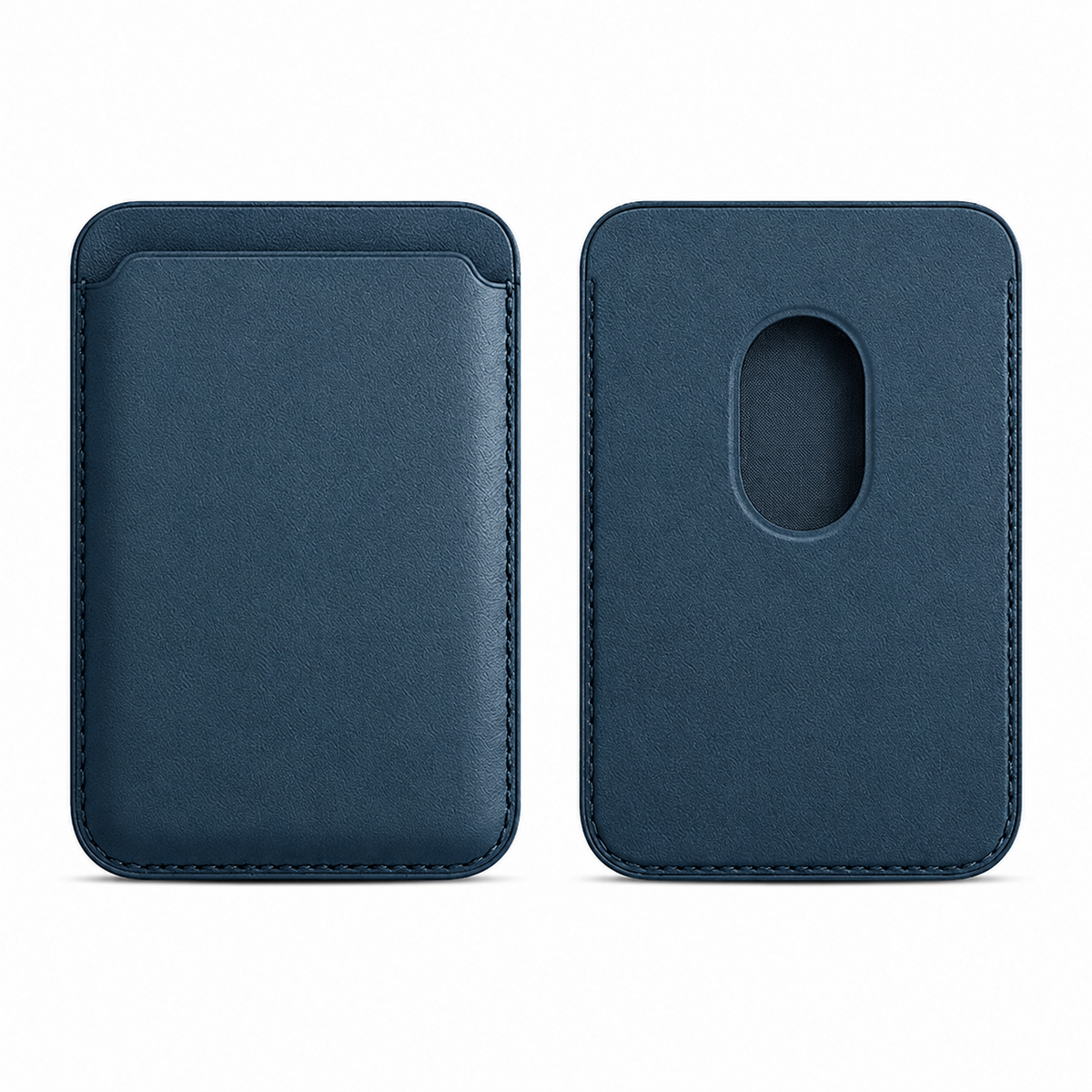 Premium Magnetic Leather Wallet MagSafe Card Holder RFID Blocking Slim Wallet Strong Magnetic Attachment Anti Scratch Leather Card Case iPhone
