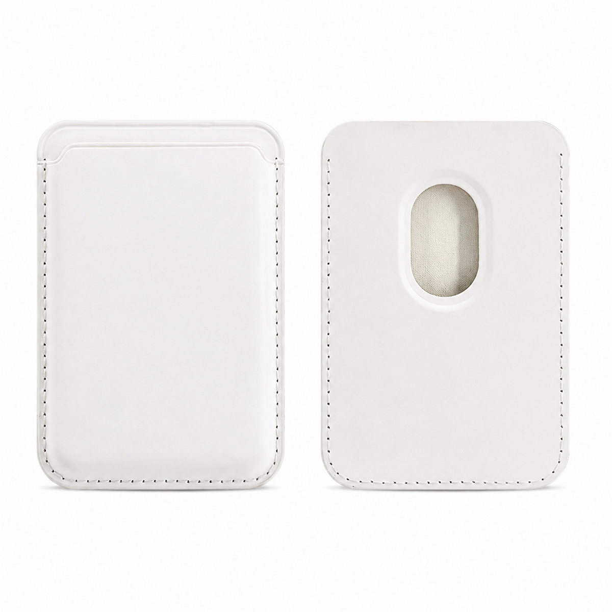 Premium Magnetic Leather Wallet MagSafe Card Holder RFID Blocking Slim Wallet Strong Magnetic Attachment Anti Scratch Leather Card Case iPhone