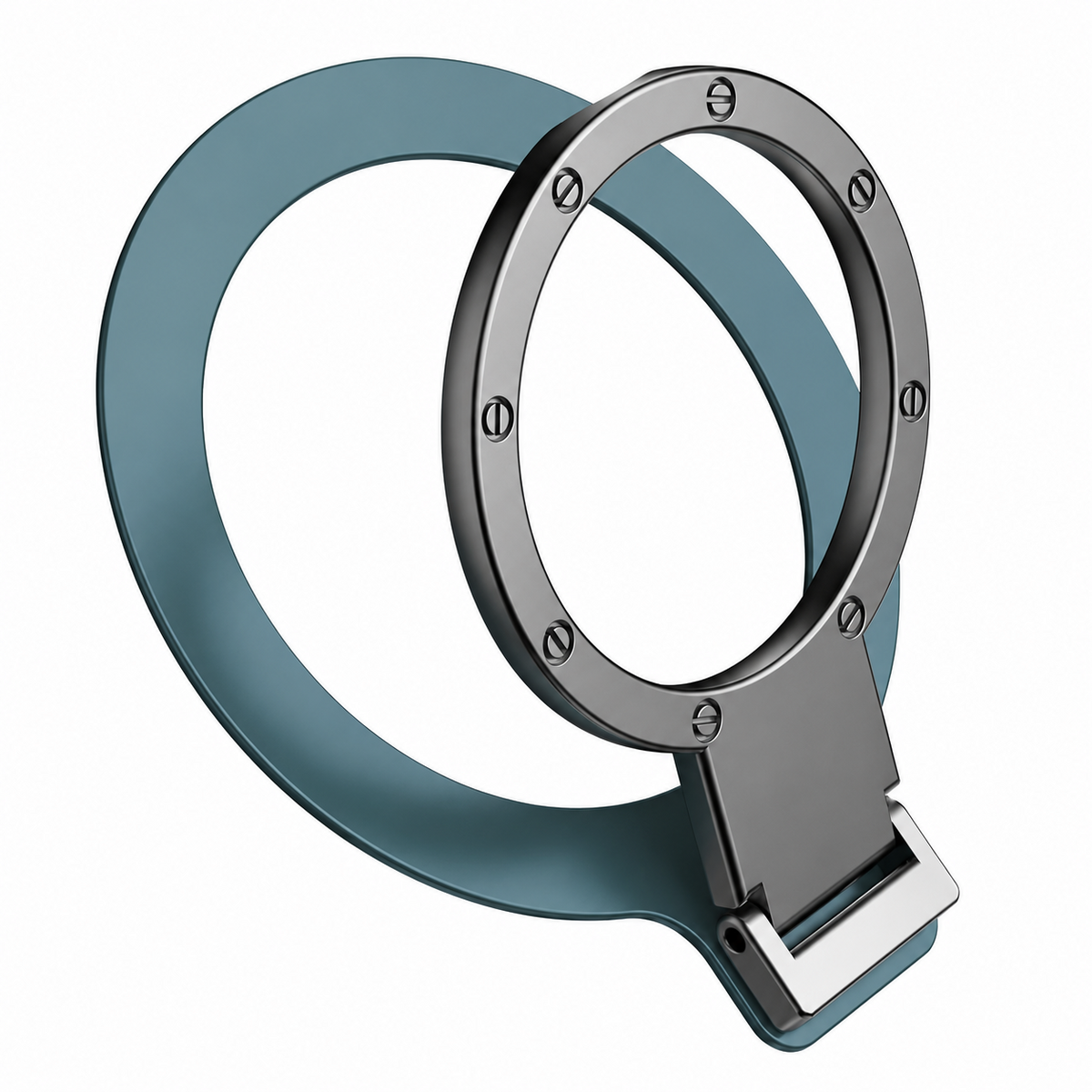 Premium Magnetic Phone Ring Holder MagSafe Phone Grip 360° Rotating Foldable Stand Detachable Magnetic Finger Holder Kickstand Slim iPhone Compatible